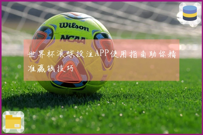 世界杯滚球投注APP使用指南助你精准赢钱技巧